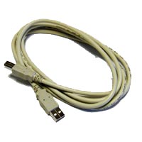 Standard USB cable or USB lead