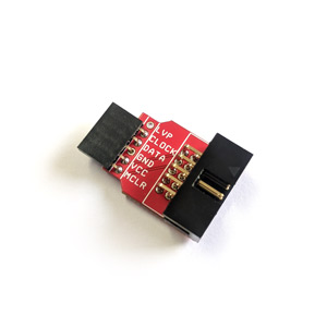 Kanda - 10 to 5-way SIL adapter for PIC programmers