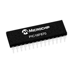 Kanda - Microchip PIC16F870 Microcontroller in 28-pin SDIP package with 4KB Flash
