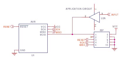 AVR ISP circuit schematic 6