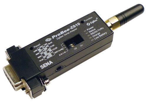 Sena ZigBee wireless for control and sensor networks