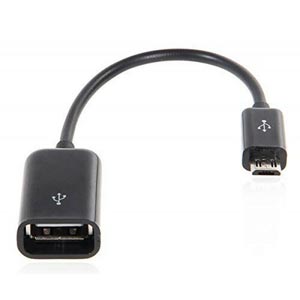 Kanda - USB On-The-Go USB cable Type MICRO B USB connector. Connect USB devices to your phon