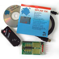 PIC Microcontroller Training Kit with PIC Programmer and PIC emulator