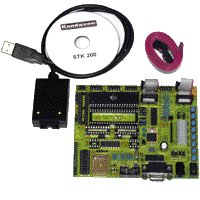 STK200 ATmega AVR board Picture