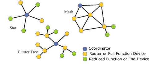 Zigbee network Diagram