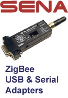 ZigBee serial and USB adapters picture