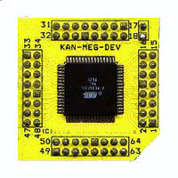 Mounted ATmega128 microcontroller