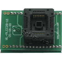 thumbnail interactive-video image 1 of 10x PLCC28 To DIP IC Socket Adapter Converters – 28 Pin PLCC To DIP 1 of 3