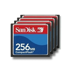 Kanda - Four 256MB Compact Flash Cards for Super Pro Programmer