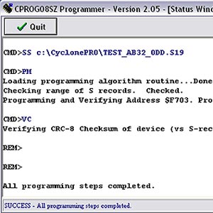 Kanda - 68HC08 Command-Line Programming Software