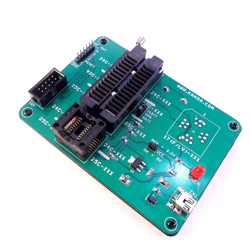 Kanda - Serial EEPROM Programming Board (24, 25 and 93 families) with DIL ZIF and SOIC Sockets