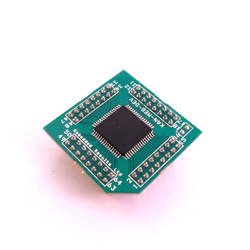 Kanda - Mounted AVR ATmega128L Microcontroller to avoid surface mount soldering