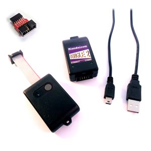 Kanda - USB PIC Programmer in a keyfob case for PIC16F and PIC18F PIC Microcontrollers with PC Loader