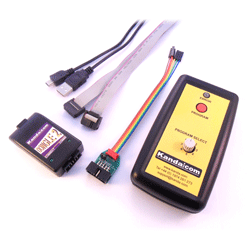 Kanda - Atmel ARM SAMD and SAM L 8-way handheld programmer for Atmel SAM D and SAML microcontrollers