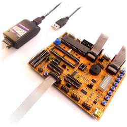 Kanda - New USB STK200 AVR Kit with board, USB programmer and tutorials.