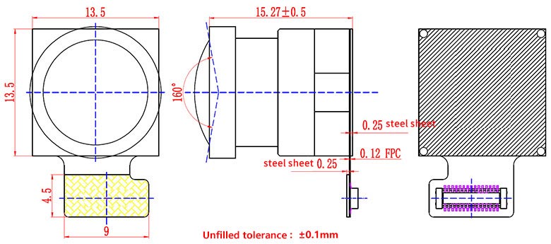 imx219 camera dimensions