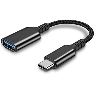Kanda - USB On-The-Go USB cable Type C USB connector. Connect USB devices to your phone