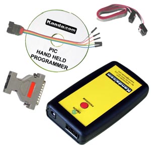 Kanda - New Handheld PIC  Programmer Parallel Port Starter Kit