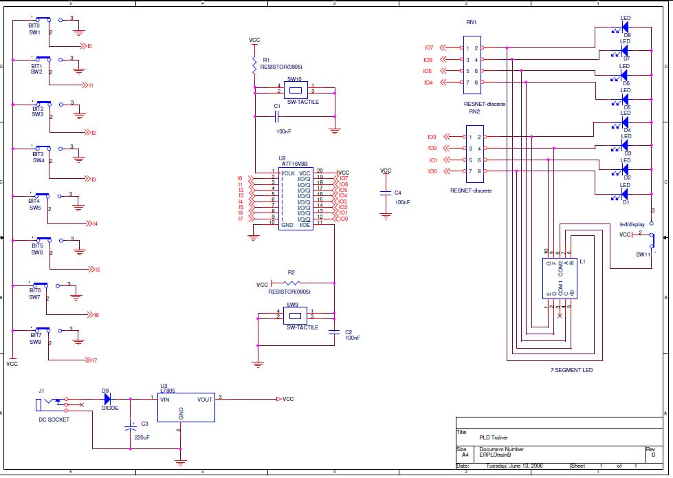 PLD Board Schematic