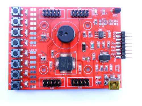 pic microcontroller training board for Snap