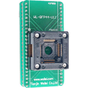 Kanda - Wellon QFP44 Socket adapter for MQFP chips