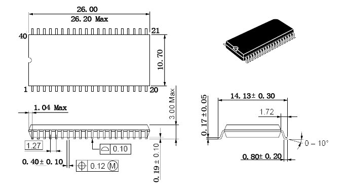 SOP40 layout