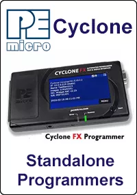 PE Micro Cyclone standalone programmer